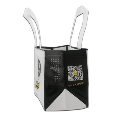 Die cut style Reusable Waterproof PP Woven Laminated Shopping Tote Bags with Custom Logos