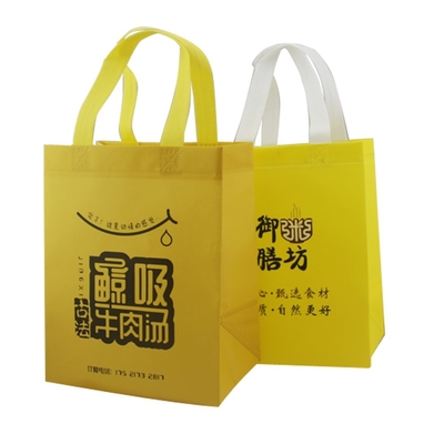Business Shopping Nonwoven Bag with Logo in Customized Design and PP Laminated Material