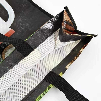 Customized Non Woven Reusable Tote Shopping Bag with Logo Portable Carrier