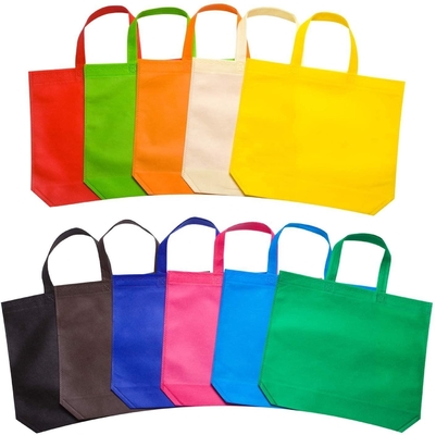 Portable Non Woven Recyclable Shopping Tote Bags Custom Make Printed Logo