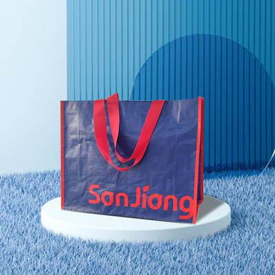 Custom Logo Polypropylene Laminated Woven Bag for Exhibition