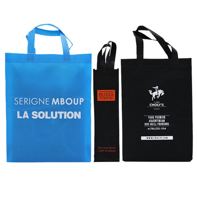 Foldable Custom Logo Stock Reusable Grocery Packaging Tote Bag