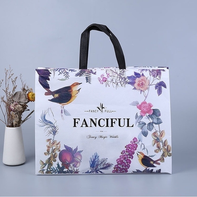 Foldable Non-woven Shopping Tote Bag Custom Packaging with Logo Portable Carrier