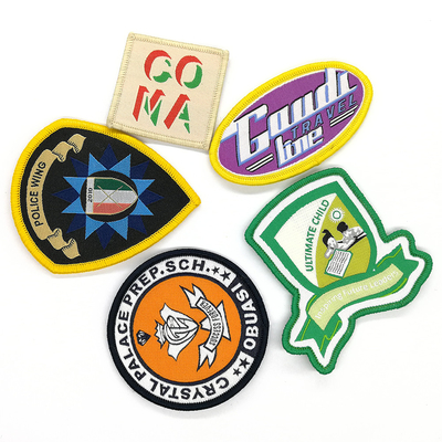 3D Custom Embroidery Patch Iron On Patches For Clothing in Fabric