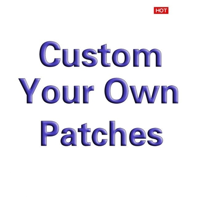 Custom Embroidered Patches for Clothing Iron-On Style Twill Fabric/100% Embroidery