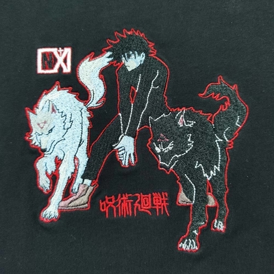 Custom Embroidered Patches for Clothing Iron-On Style Twill Fabric/100% Embroidery