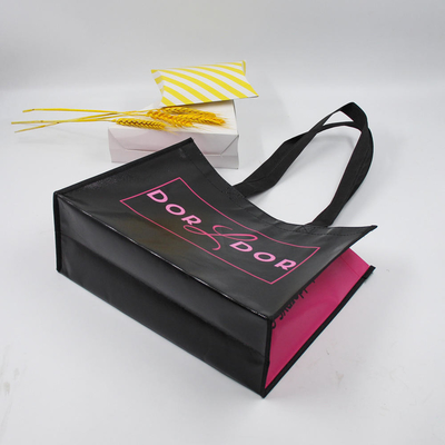 Custom Order Eco-Friendly Fabric Non Woven Logo Shopping Bag for Exhibition Promotion