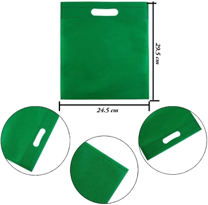 Eco-friendly Non-woven D Cut Bag for  Accessories and  Sealing Handle