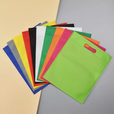 Eco-friendly Non-woven D Cut Bag for  Accessories and  Sealing Handle
