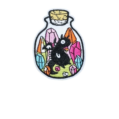 Custom Iron On Embroidery Patches Chenille Embroidered Patches 3D Fabric Type Canvas
