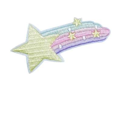 Custom Iron On Embroidery Patches Chenille Embroidered Patches 3D Fabric Type Canvas