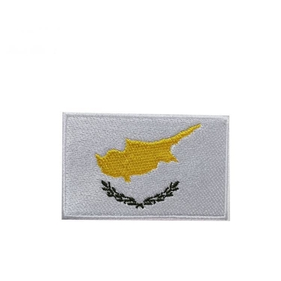 Customized Design Hong Kong Flag Embroidered Patches for Clothing Plastic Material