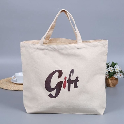 Printed Organic Cotton Tote Bag for Eco-Friendly Promotion and Shopping