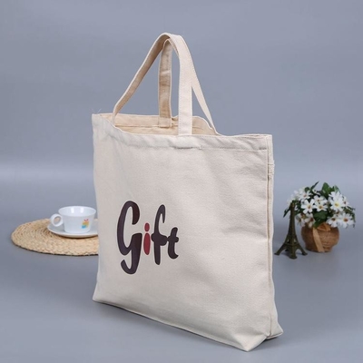 Printed Organic Cotton Tote Bag for Eco-Friendly Promotion and Shopping