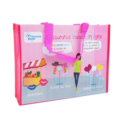 OEM/ODM Acceptable Multi-Color Pp Non-Woven Tote Bags for Shopping Customized Logo