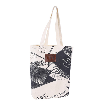 30*40*10cm Organic Cotton Tote Bag with Drawstring Heavy-duty and Customized Design