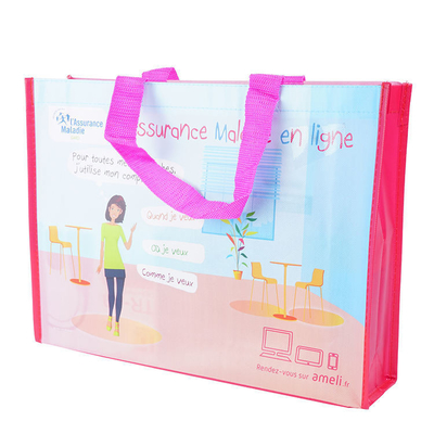 OEM/ODM Acceptable Multi-Color Pp Non-Woven Tote Bags for Shopping Customized Logo