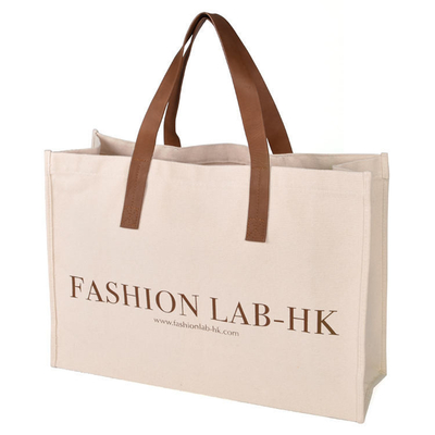 Exhibition Custom Printed Eco Recycled Blank Shopping Bag Plain Organic Cotton Canvas Tote Bag With Logo