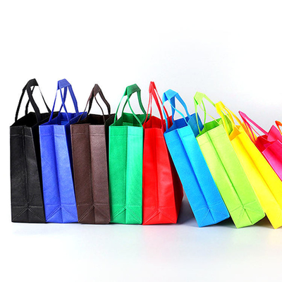 Eco Reusable Tote Custom Plaid Non Woven Shopping Bag with Ultrasonic Technology