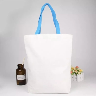 Plain Blank Organic Calico Cotton Canvas Grocery Shopping Tote Bag Custom Logo Size Printed
