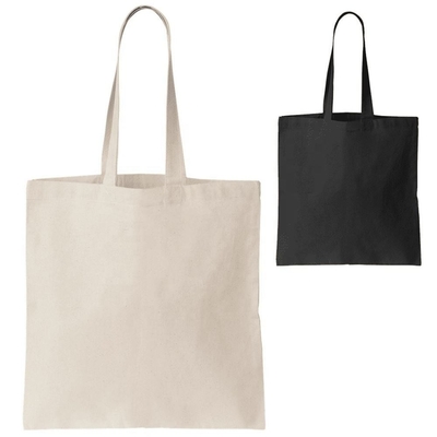 Plain Blank Organic Calico Cotton Canvas Grocery Shopping Tote Bag Custom Logo Size Printed
