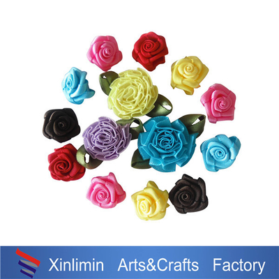 Color Hair Decoration Tie Christmas 100% Polyester Ribbon Mini Bows for Wine Wine Bottles