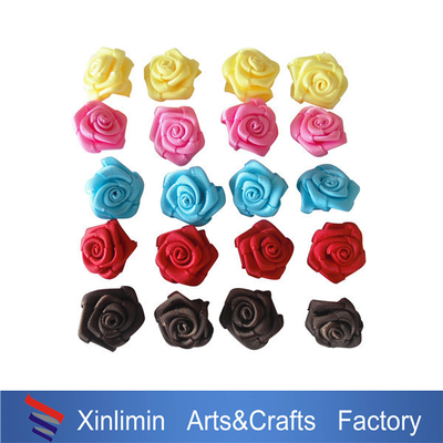 Color Hair Decoration Tie Christmas 100% Polyester Ribbon Mini Bows for Wine Wine Bottles