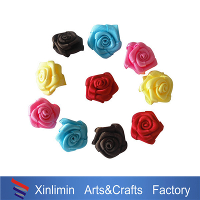 Color Hair Decoration Tie Christmas 100% Polyester Ribbon Mini Bows for Wine Wine Bottles