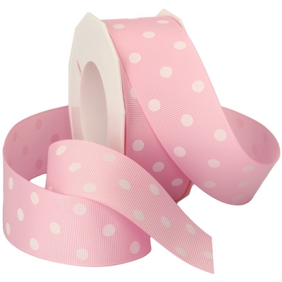 Customized Red Polyester Grosgrain Ribbon 1-1/2 Inch for Decorating and Gift-Wrapping
