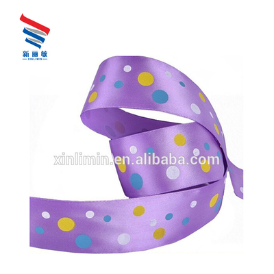 Low Minimum Custom Printed 3 Inch Satin Ribbon Tape Wired Colour Printer Accessory