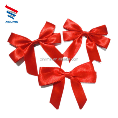 Handcrafted Red Satin Ribbon Bow for B2B Gift Packaging Elevate Your Presentation Game