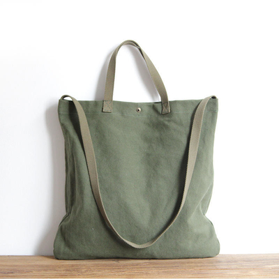 Promotion Womens Natural Durable Cotton Canvas Shopping Tote Bag For Business Shopping