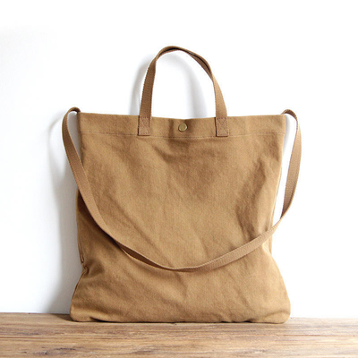 Promotion Womens Natural Durable Cotton Canvas Shopping Tote Bag For Business Shopping