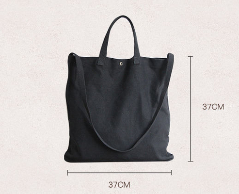 Promotion Womens Natural Durable Cotton Canvas Shopping Tote Bag For Business Shopping