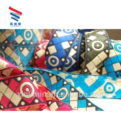 High Tenacity Double Face Custom Jacquard Ribbon for Gift Packaging and Decoration