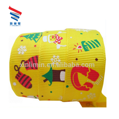 Girls Printed Cartoon Character Grosgrain Ribbon for Hair Tie Pattern Solid Color