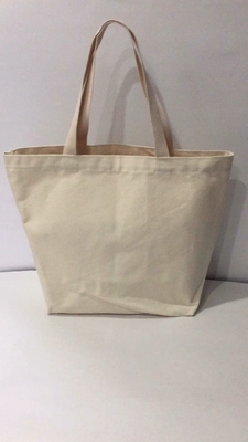 100% Cotton Shopping Custom Printed Logo Beach Canvas Tote Bag for Business Shopping