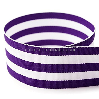Fashion and Useful Printed Satin Grosgrain Moire Ribbon for Customized Branding