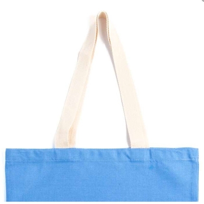 Custom Printed Cotton Canvas Shopping Carry-On Bag with Recycled Features Any Size