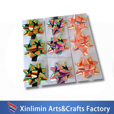 Customized Custom Style Ribbon Bow With Elastic Loop 2016 Logo and Rotary Printing