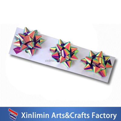 Customized Custom Style Ribbon Bow With Elastic Loop 2016 Logo and Rotary Printing