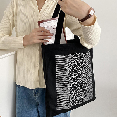 Custom Canvas Tote Bag Casual Big Shoulder Shopping Bag for Fashionable Shopping