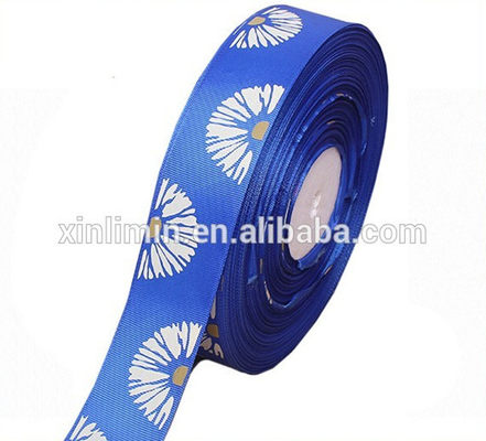 Gift Wrapping Custom Grosgrain Ribbon with Logo Screen Printed Embossed 1/4'' Width