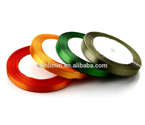 Eco Friendly Recycle Polyester Material Ribbon Satin Ribbon for Home Textile 3mm-100mm