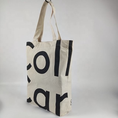Shopping Custom Tote Bag with Customized Logo Large Canvas Cotton Bag