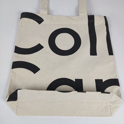 Shopping Custom Tote Bag with Customized Logo Large Canvas Cotton Bag