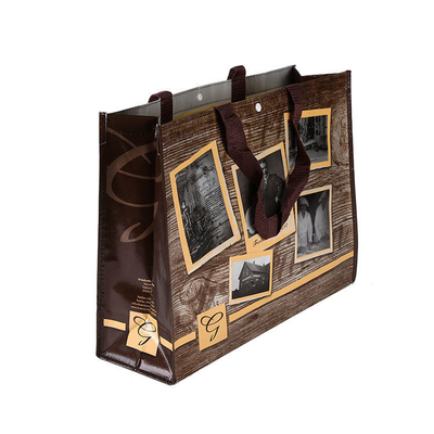Acceptable OEM/ODM Custom Printing Reusable Grocery PP Laminated Non-woven Tote Bag