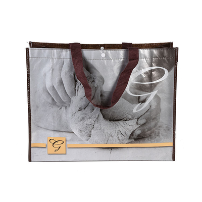 Acceptable OEM/ODM Custom Printing Reusable Grocery PP Laminated Non-woven Tote Bag