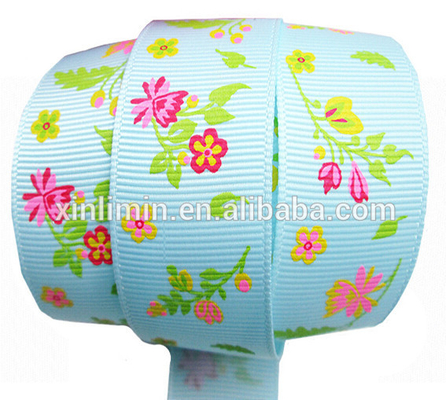 Packaging Ribbon with Custom Printed Logo 3mm-100mm Width Satin/Grosgrain Fabric Type