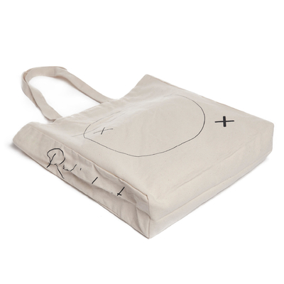 Shopping Reusable Cotton Tote Bag with Personalized Blank Canvas Design